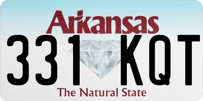 AR license plate 331KQT