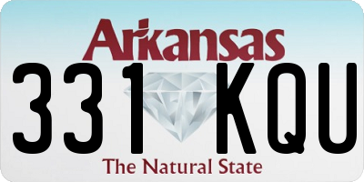 AR license plate 331KQU