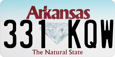 AR license plate 331KQW