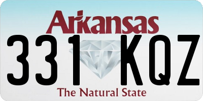 AR license plate 331KQZ