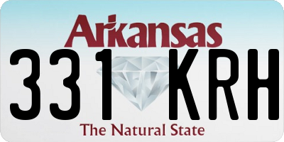 AR license plate 331KRH