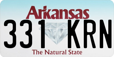AR license plate 331KRN