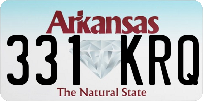 AR license plate 331KRQ