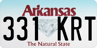 AR license plate 331KRT