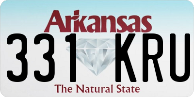 AR license plate 331KRU