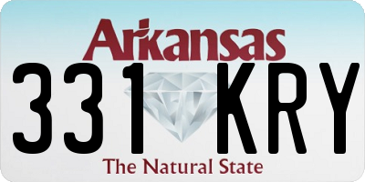 AR license plate 331KRY