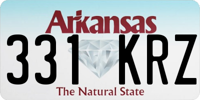 AR license plate 331KRZ