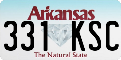 AR license plate 331KSC
