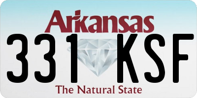 AR license plate 331KSF