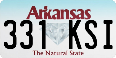 AR license plate 331KSI