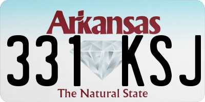 AR license plate 331KSJ