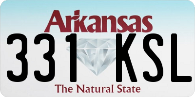 AR license plate 331KSL