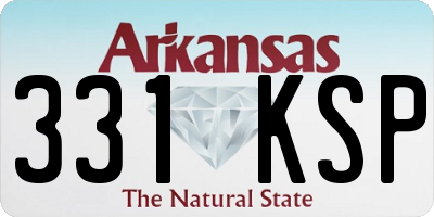 AR license plate 331KSP