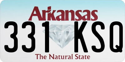 AR license plate 331KSQ