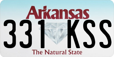 AR license plate 331KSS