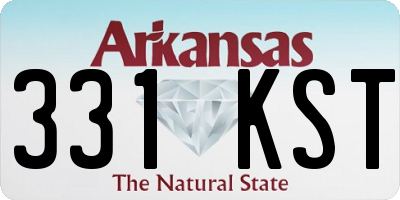 AR license plate 331KST