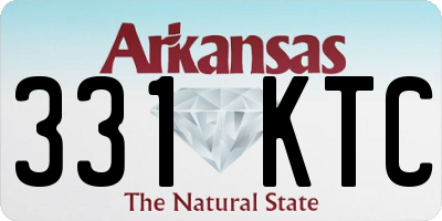 AR license plate 331KTC
