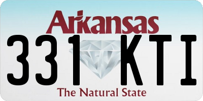 AR license plate 331KTI
