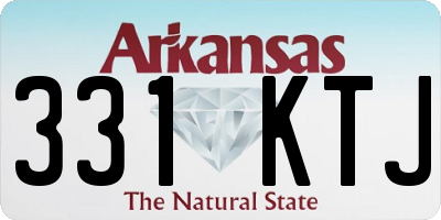AR license plate 331KTJ