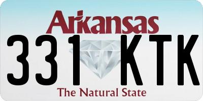 AR license plate 331KTK