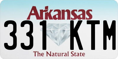 AR license plate 331KTM