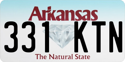 AR license plate 331KTN