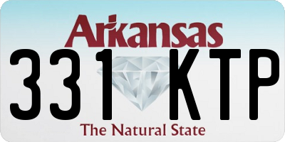 AR license plate 331KTP