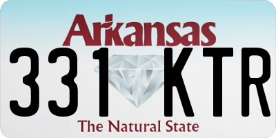 AR license plate 331KTR