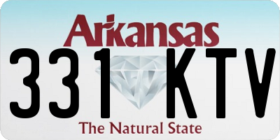 AR license plate 331KTV