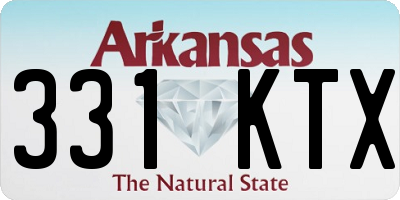AR license plate 331KTX