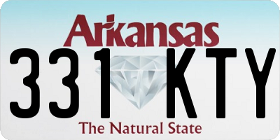 AR license plate 331KTY