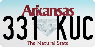 AR license plate 331KUC