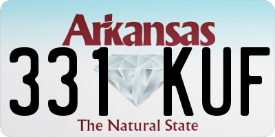 AR license plate 331KUF