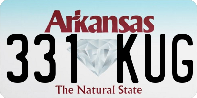 AR license plate 331KUG