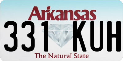 AR license plate 331KUH