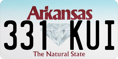 AR license plate 331KUI