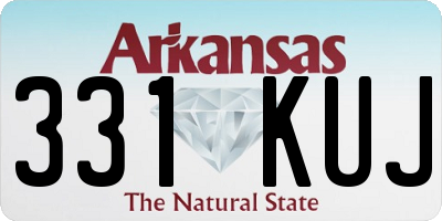 AR license plate 331KUJ
