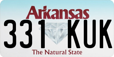 AR license plate 331KUK