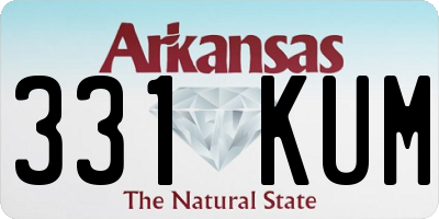 AR license plate 331KUM
