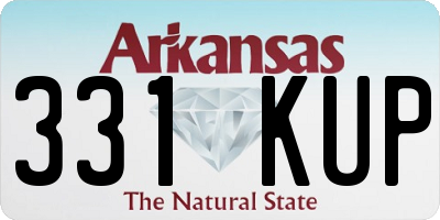 AR license plate 331KUP