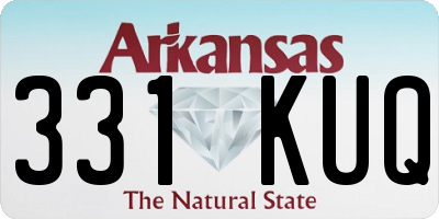 AR license plate 331KUQ