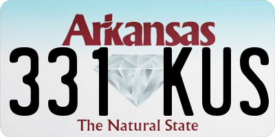AR license plate 331KUS