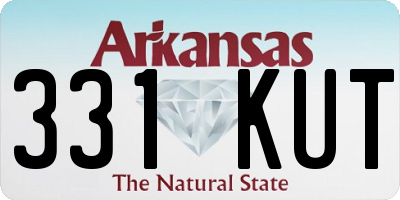AR license plate 331KUT