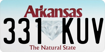 AR license plate 331KUV