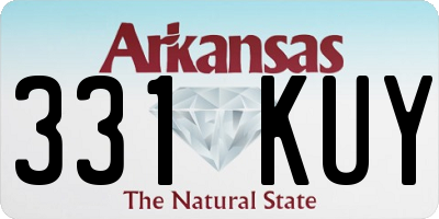 AR license plate 331KUY