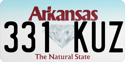 AR license plate 331KUZ