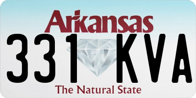 AR license plate 331KVA
