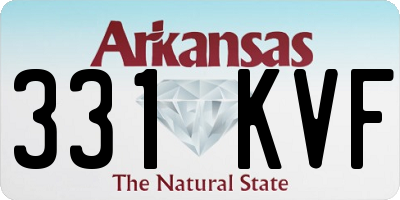 AR license plate 331KVF