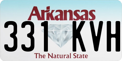AR license plate 331KVH