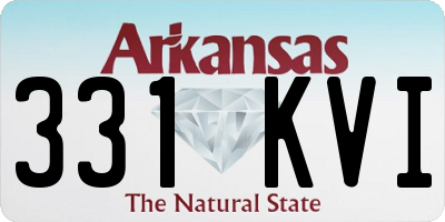 AR license plate 331KVI